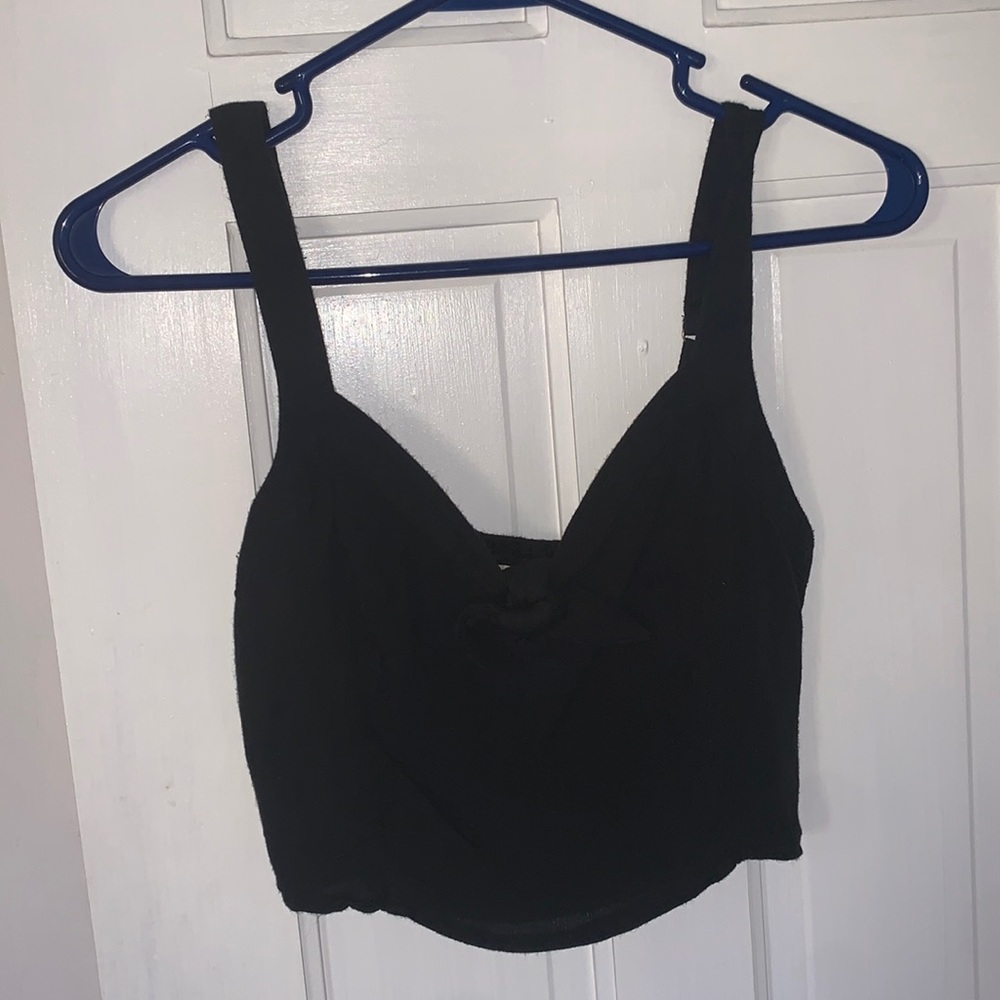 Black tank top